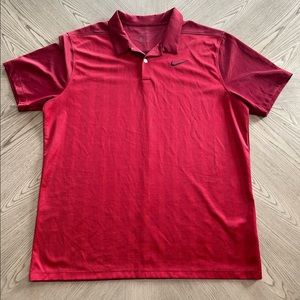 Nike Mens Golf Polo - Red - Size Large